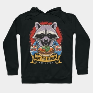 Raccoon Fast Food Hoodie